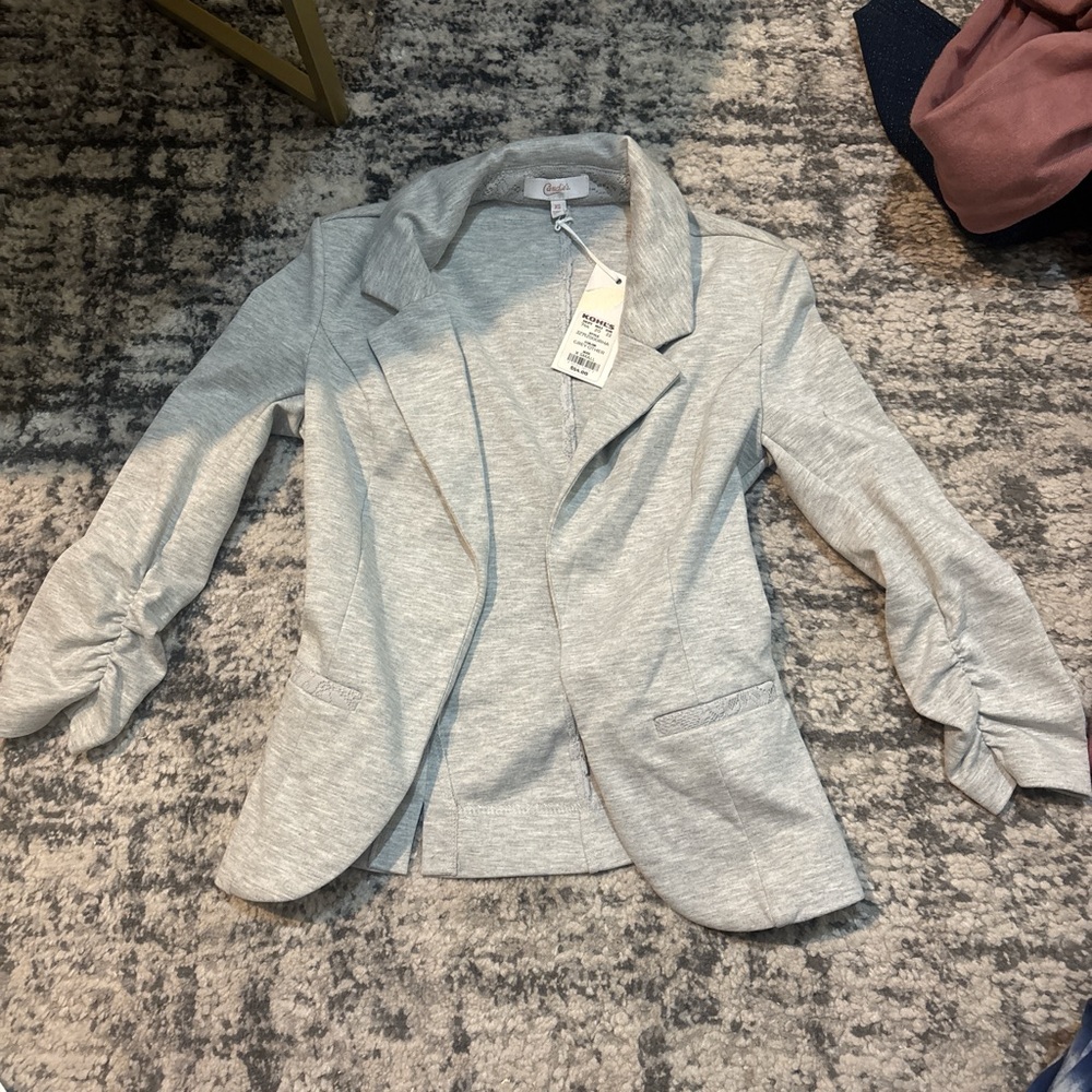 CAbi Light Gray Women's Blazer